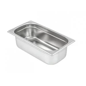 Bac gastronorme GN1/3 en Inox AISI 304, 2.9 litres