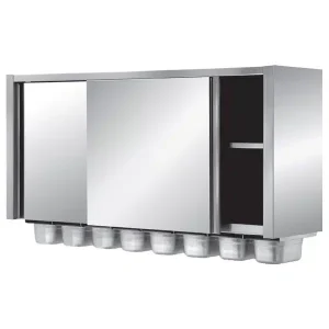 Armoire suspendue avec distributeurs à ingredients profondeur 400 mm