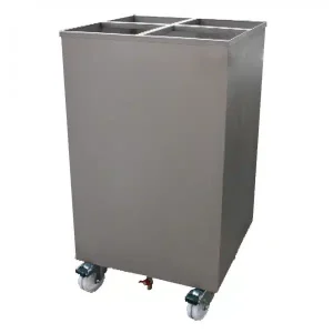 Chariot pour trempage de broche de rotissoire inox AISI 304