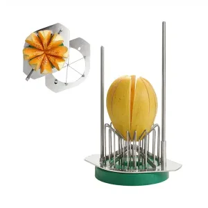 Coupe melon manuel en inox, 6 sections