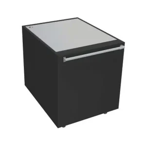 Meuble caisse avec 1 passe câble diamètre 50 mm