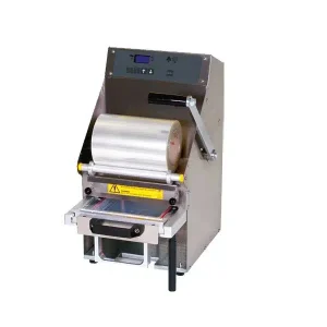 Operculeuses à barquettes semiautomatiques avec tiroir coulissant modèle OP MM 150 3