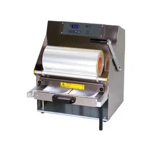 Operculeuses à barquettes semiautomatiques avec tiroir coulissant modèle OP MM 220 4