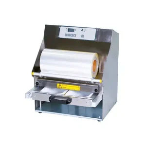 Operculeuses à barquettes semiautomatiques avec tiroir coulissant modèle OP MA 380 5