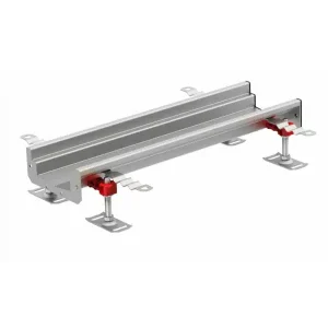 Elément droit pour caniveau Modul 125 avec pente longueur 6000 mm profondeur 65 à 95 mm