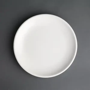 Assiette plate blanche Ø 205 mm 12 pièces