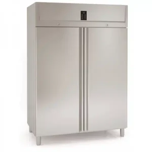 Armoire négative GN2/1, côtés emboutis-isolation 85 mm, 2 portes pleines, consommation 839 W