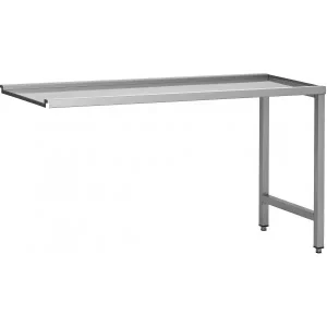 Table de sortie lave-vaisselle lisse réversible sans dosseret pour laverie sans étagère