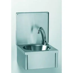 Lave-mains GA avec dosseret, L 350 x l 330 x H 500 mm