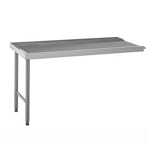 Table de glissement sur-mesure en acier inoxydable 4 pieds largeur 600 mm