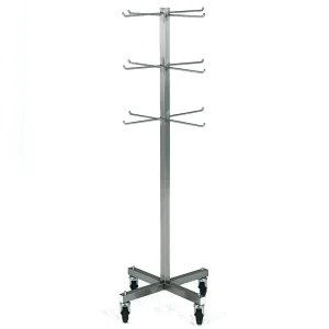 Arbre à crochets porte-ustensiles acier inoxydable hauteur 1755 mm