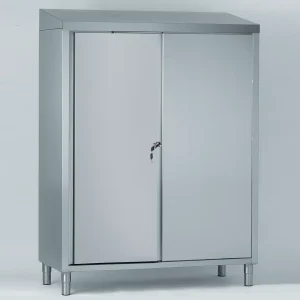 Armoire haute à porte coulissante hauteur 1910 mm avec clé