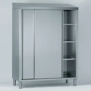 Armoire haute à porte coulissante hauteur 1910 mm sans clé