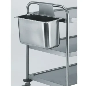 Bac à déchets crochetable L 420 x l 200 x H 250 mm pour chariot