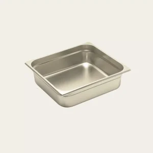 Bac gastronorme acier inox sans anses GN 2/3 – 354 x 325 mm