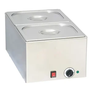 Bain marie professionnel avec robinet de vidange 2 x GN 1/2 – 1200 W