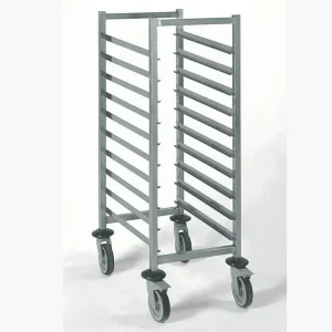 Chariot à glissière gastronorme acier inoxydable H 1650 mm