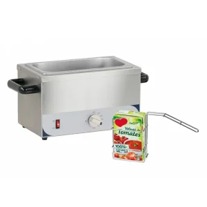 Chauffe brique 3 x 1 Litre acier inoxydable 1250 W