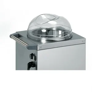 Couvercle en polycarbonate transparent pour chariots à assiettes