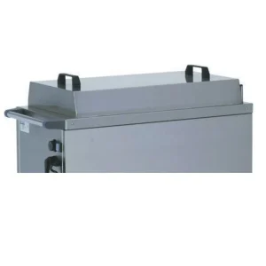 Couvercle inox pour chariot universel pour chariots à assiettes
