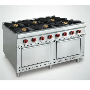 Cuisinière à gaz avec four ligne 900 modèle TEJO 6 brûleurs 49 Kw – Design Moderne et Fonctionnalités Avancées pour Votre Cuisine