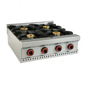 Cuisinière à gaz sans four ligne 900 modèle Douro 4 brûleurs – Pour les professionnels de la restauration