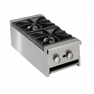 Feux vifs à gaz, 2 feux vifs sur largeur 305 mm – Performance, Efficacité et Design pour votre Cuisine