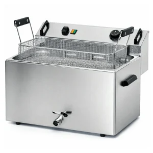 Friteuse à beignets électrique 16 litres en acier inoxydable 9000 W – La Solution Idéale pour des Fritures Succulentes