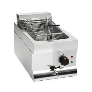 Friteuse à cuve unique 9 L 3 kW – La Solution Idéale pour des Fritures Délicieuses et Abondantes