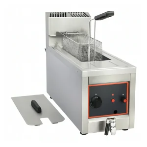 Friteuse à gaz gros volume avec vidange simple à poser 8 L – L’outil indispensable pour les chefs cuisiniers