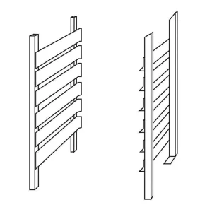 Kit échelle de transformation format pâtissier en format GN1/1 pour four électrique à convection