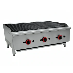 Grill charcoal à gaz, en acier inoxydable, modèle ECB-36SX – Savourez des Grillades Parfaites avec Style
