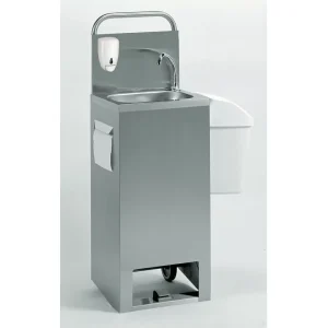 Lave-mains autonome L 415 x l 345 x H 1200 mm