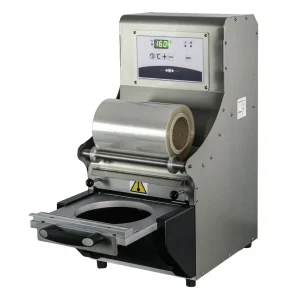 Operculeuse de barquette semi-automatique en inox AISI 304 modèle RPS 220 G sans matrice