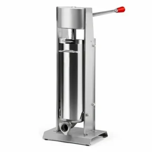 Poussoir manuel vertical en inox, 15 litres