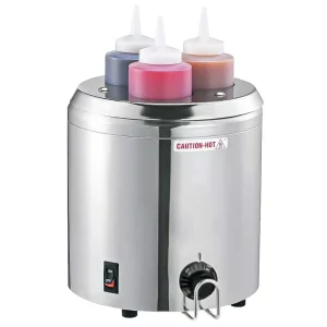 Bain-marie garniture inox pour bouteilles souples