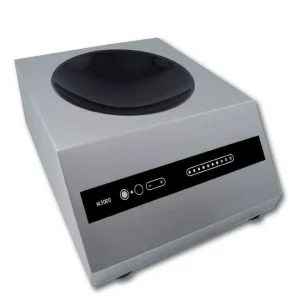 Wok induction posable avec bandeau à touches sensitives – Monophasé, 5 000 W