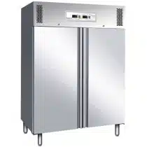 Armoire mixte ventilée -2/+8°C et -18/-22°C Inox AISI 304 2 x 507 L