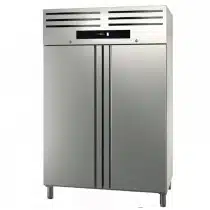 Armoire réfrigérée glissières embouties positive, gamme GOLD GN 2/1, 2 portes, 1400 L