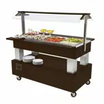 Buffet salad&rsquo;bars Mixte, version centrale 4 GN 1/1, 2,25 Kw