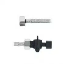 Flexible d&rsquo;entrée BRITA + vanne d&rsquo;arrêt