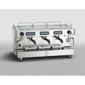 Machine à café espresso BEZZERA B2013 DE 3 Groupes avec chauffage électrique et gaz