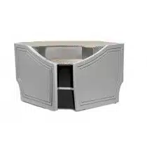 Meuble caisse d&rsquo;angle extérieur, gamme BOGOTA, Longueur 1715 mm