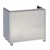 Support neutre pour vitrine bain-marie 3 GN 1/1