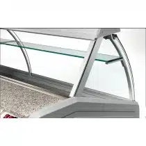 Vitre intermédiaire sans illumination pas réfrigérée pour vitrine MELODY P 1500