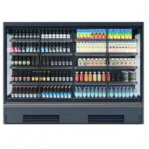 Vitrine d&rsquo;exposition murale, groupe logé, R290, L 1250 mm