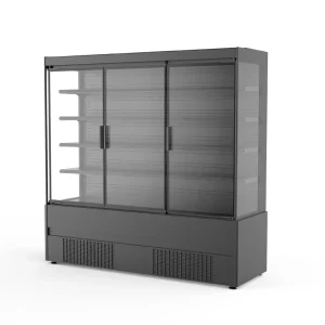 Vitrine murale CRONUS 3 portes battantes – L 1940 x P 665 x H 1920 mm