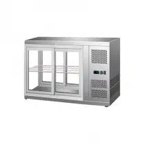 Vitrine panoramique 110 L, version à poser sur comptoir