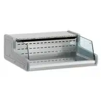 Vitrine réfrigérée VR S-8 L 1000 mm self-service sans support groupe logé R290 + 4° +6° C