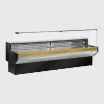 Vitrine service arrière PATAGONIA C-2 ventilé avec réserve groupe logé R290 joues grises vitre droite L 1040 mm